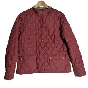 Eddie Bauer Women's Quilted Jacket Down‎ Filled SZ: XL